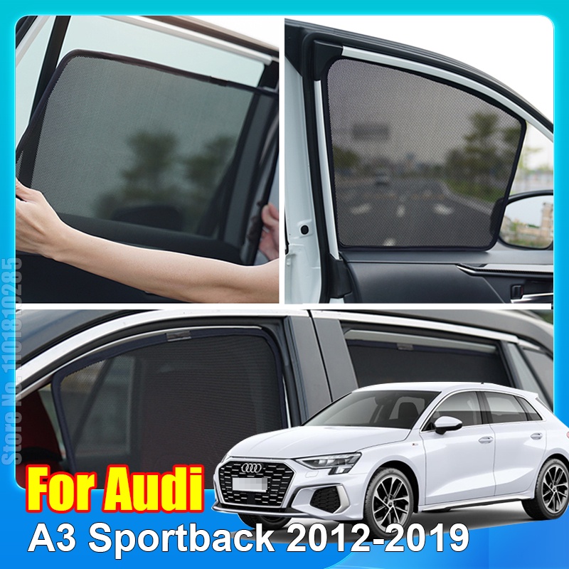 適用於奧迪 A3 Sportback 2012-2019 車窗遮陽板汽車前擋風玻璃後側窗簾遮陽板遮陽板