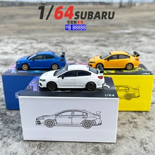 JKM 1/64 斯巴魯 S207 STI 合金 模型車 玩具 禮物 生日禮物男生