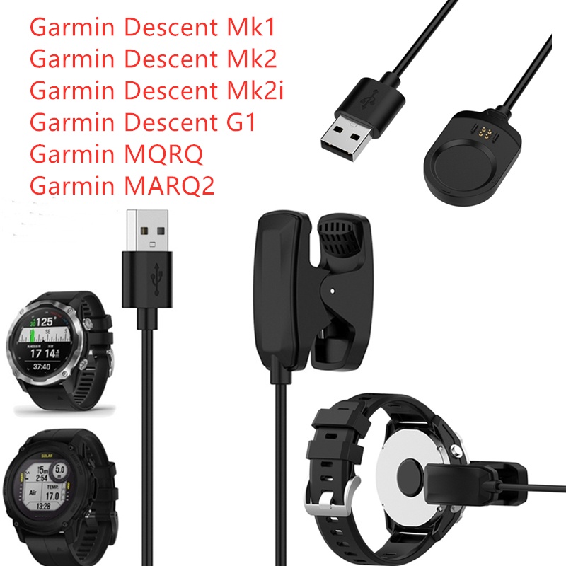 適用於 Garmin Descent Mk Mk3 2/ Mk2i 3i/ Garmin Descent G1 手錶充電