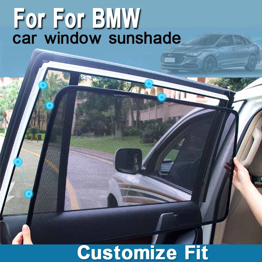 BMW 汽車遮陽板定制適用於寶馬 5 系 F10 E60 E61 E39 F11 磁性汽車側窗遮陽板窗簾遮陽網