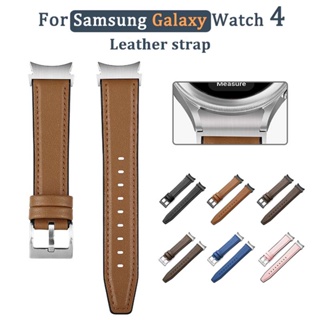 SAMSUNG 復古真皮錶帶錶帶兼容三星 Galaxy Watch 6 手錶 5 4 44/40 毫米手錶 4 經典 4