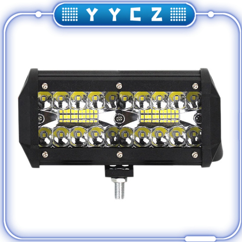 7英寸LED條形燈越野霧燈120W 12V 束LED工作燈適用於Niva Lada 4X4卡車ATV卡車吉普聚光燈