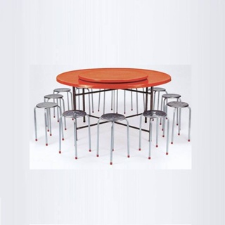 【SA884-8】纖維桌含腳架(不含轉盤)(東部及桃園以南區域另詢運費)