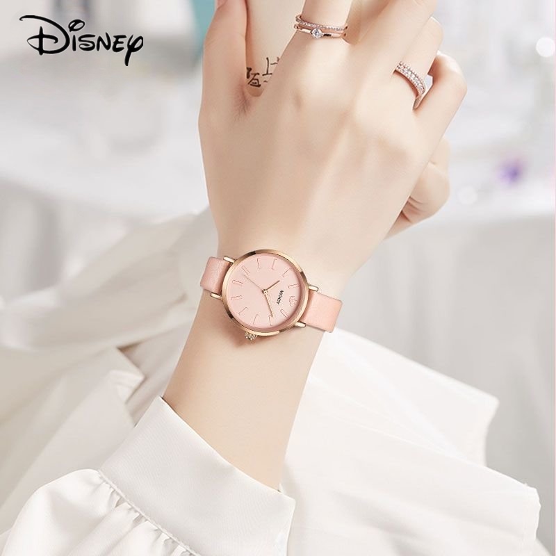 迪士尼女士手錶 - 思想中的簡約優雅米老鼠設計