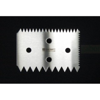 佶洋餐具【日本製SUNCRAFT 裝飾蛋糕用鋸齒刮板 / pp-530】蛋糕刮板刮刀