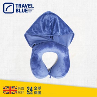 Travel Blue符合人體工學連帽頸枕/ TB216 eslite誠品