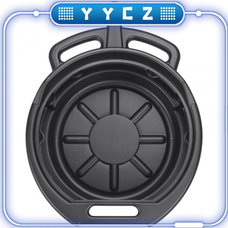 YIYANG7.5升塑膠洩油盤鍋廢物發動機集油箱變速箱機油托盤用於維修汽車燃油液更換車庫工具