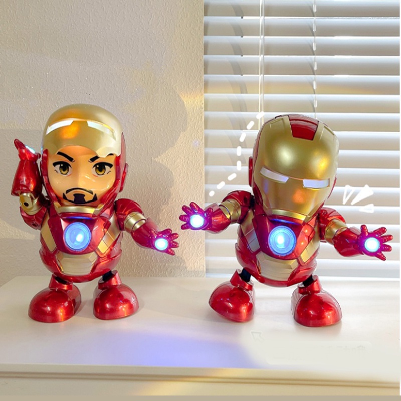 Ironman Dance Hero Robot Toy Dance Robot 機器人為您的寶寶跳舞和玩耍有趣的音樂