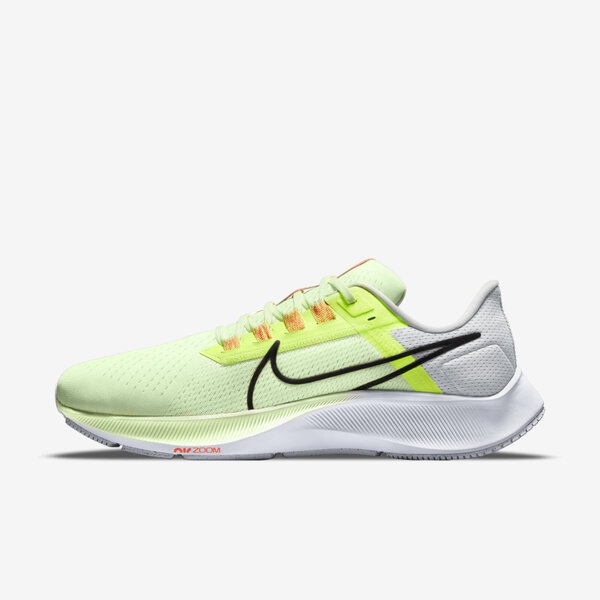 Nike 慢跑鞋 男 Air Zoom Pegasus 38 螢黃 CW7356-700
