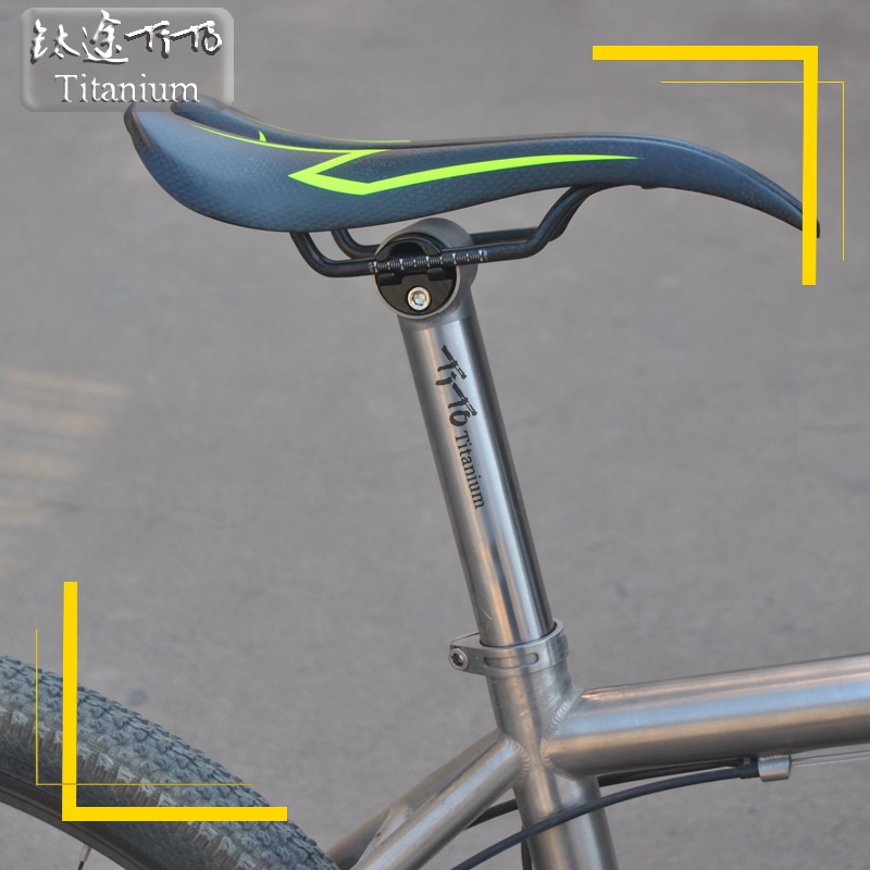 【熱賣新品】鈦途TiTo鈦合金座杆公路山地腳踏車鋁合金夾套坐杆GR9夾套座管