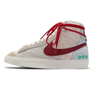 Nike 休閒鞋 Wmns Blazer Mid 77 米白 粉紅 藍 紅 中國新年 女鞋 ACS DQ5360-181