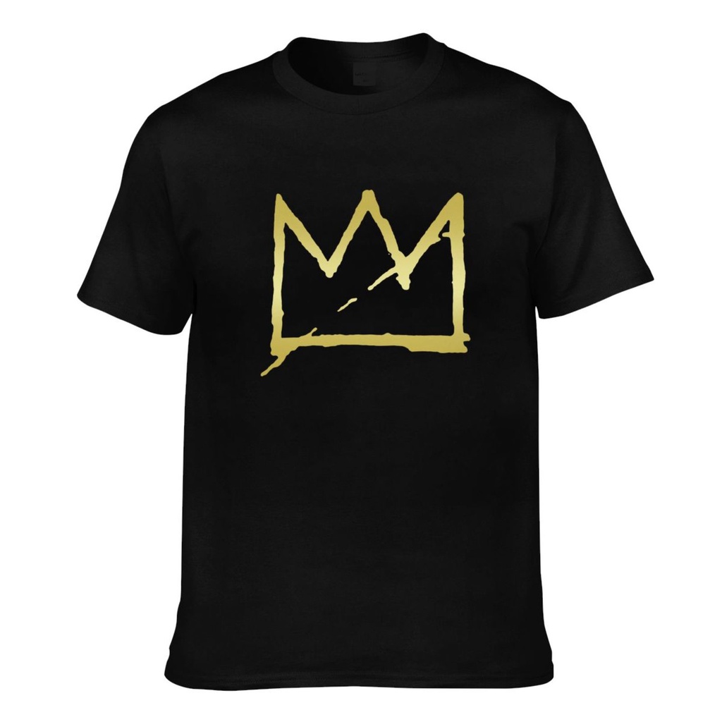 優質 Basquiat Crown Jean Michel 棉 Gildan T 恤