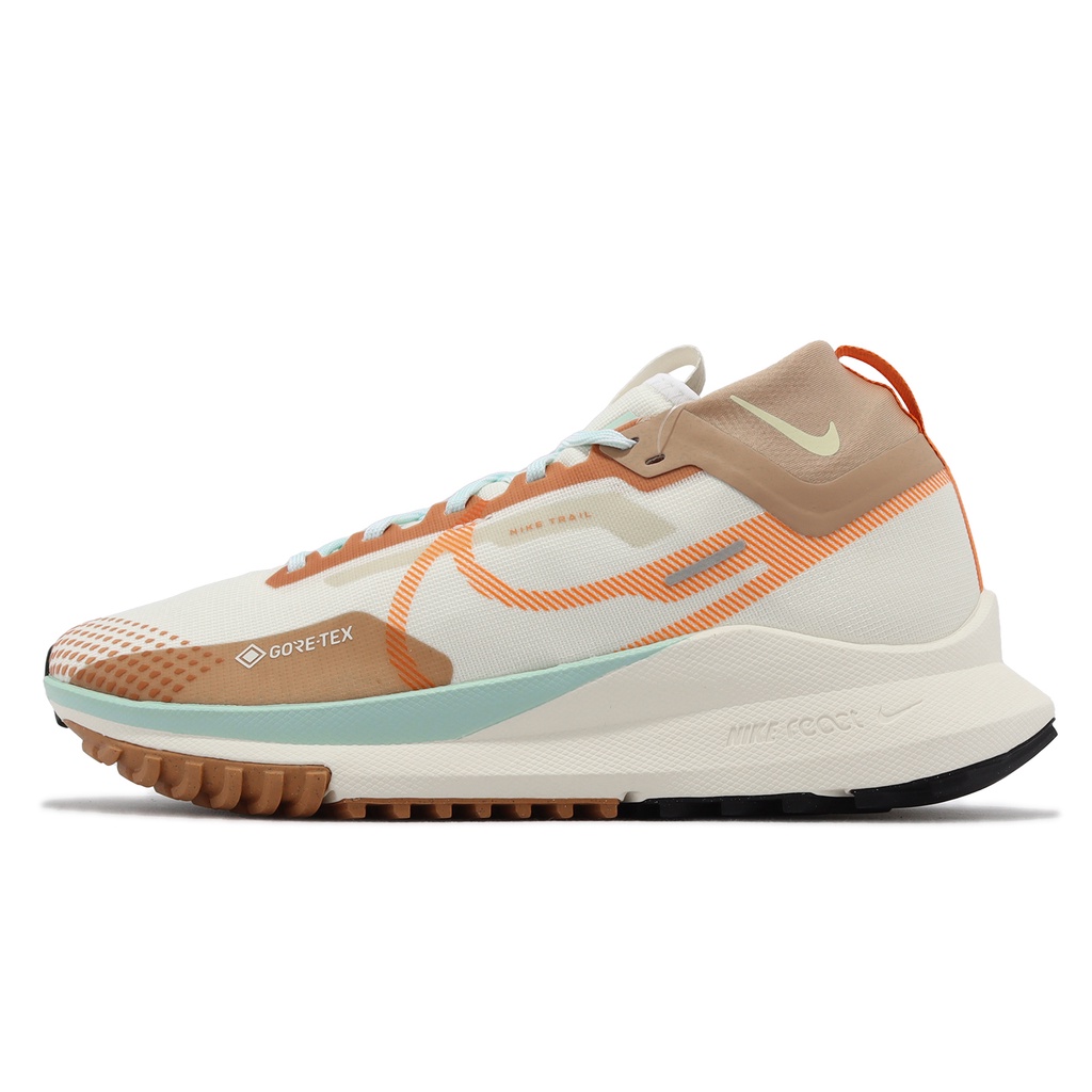 Nike 越野跑鞋 React Pegasus Trail 4 GTX 棕 防水 男鞋 【ACS】 FN8886-181