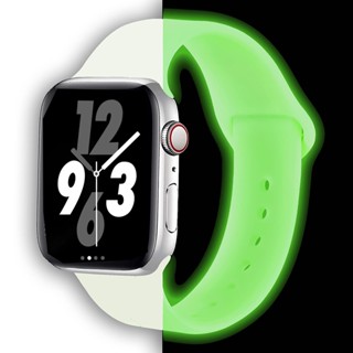 夜光矽膠錶帶 apple watch 8Ultra 7 6 Se 5 4 49/45/44/42/41/40/38mm