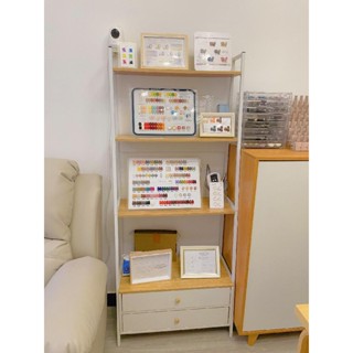 化妝品置物架 階梯美甲展示架 甲油膠指甲油架 首飾品梯形架 放包包收納櫃