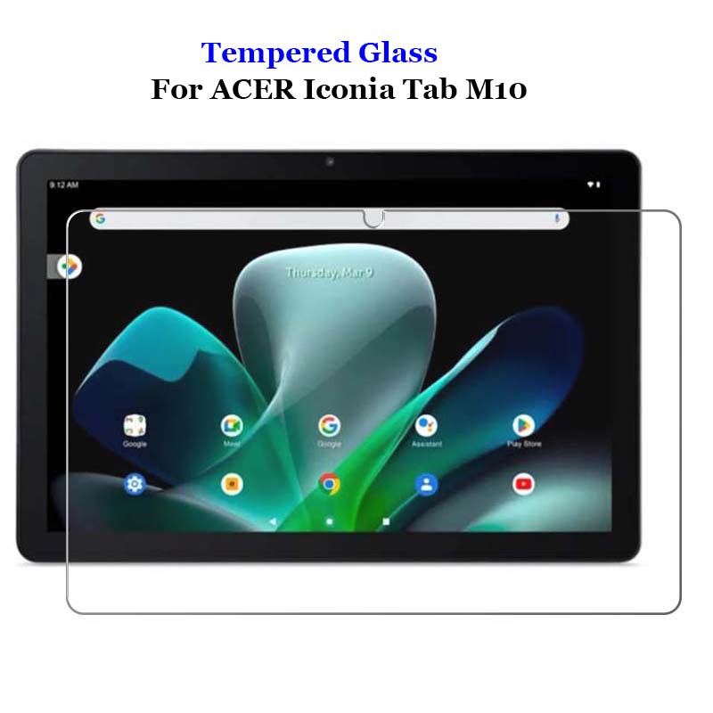 宏碁 適用於 ACER Iconia Tab M10 M10-11-K21V 透明鋼化玻璃 9H 2.5D 超薄平板電腦