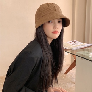 韓版抽繩漁夫帽女時尚旅行漁夫帽戶外遮陽盆帽