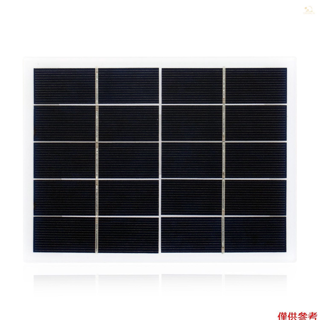 Sun6 3W 5V太陽能電池板多晶硅太陽能電池DIY防水露營便攜式電力太陽能電池板兼容路燈花園燈風扇泵