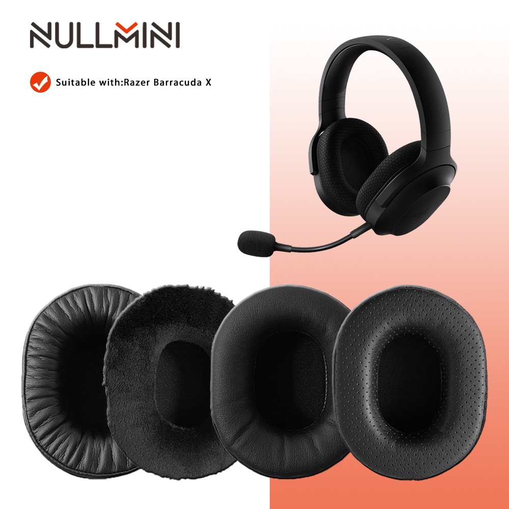Nullmini 替換耳墊適用於 Razer Barracuda X 耳機皮套耳機耳罩