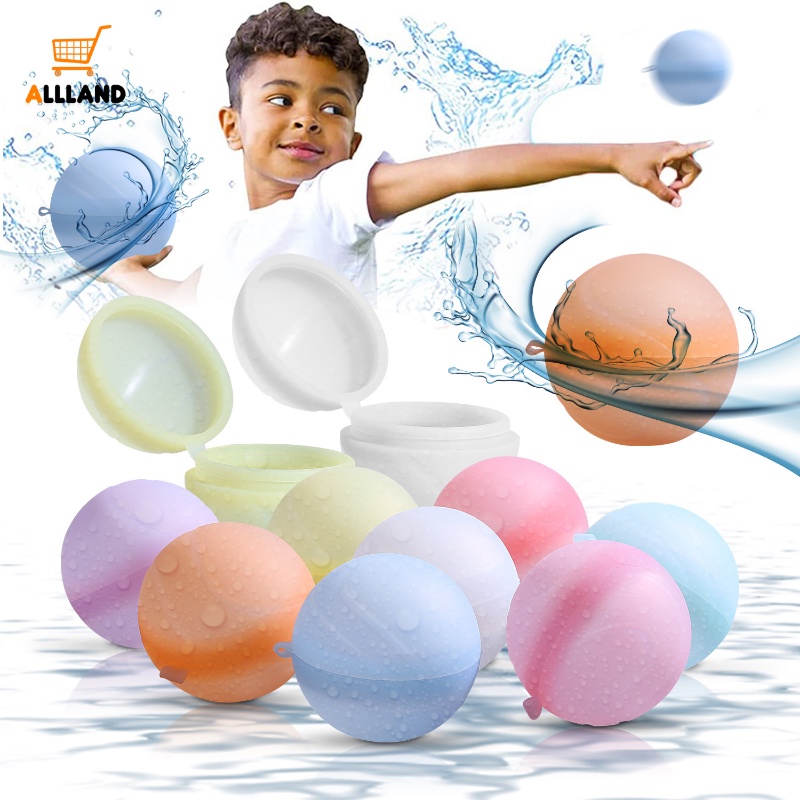 可重複使用的漸變色快速填充水氣球/矽膠水濺炸彈氣球玩具,適合夏季派對室外泳池花園
