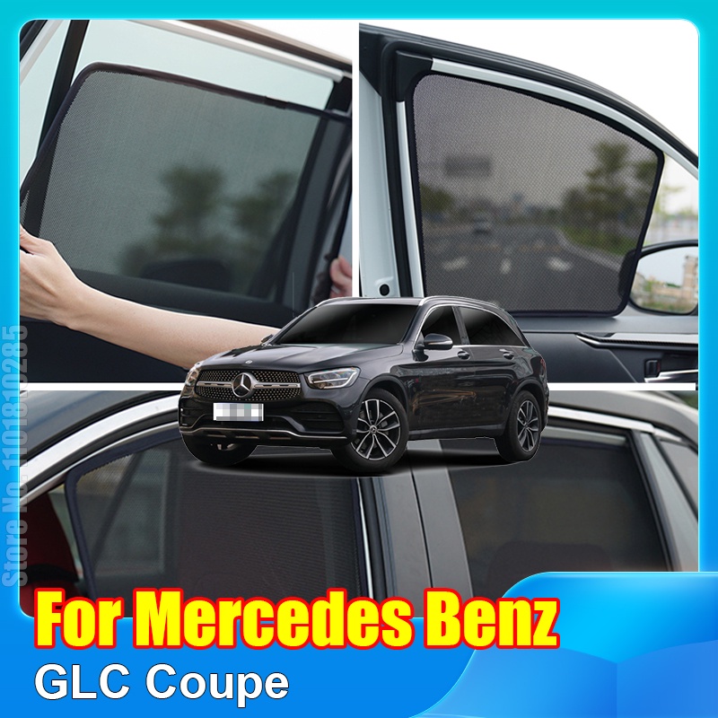 適用於梅賽德斯奔馳 GLC Coupe 車窗遮陽板前擋風玻璃後側窗簾遮陽板