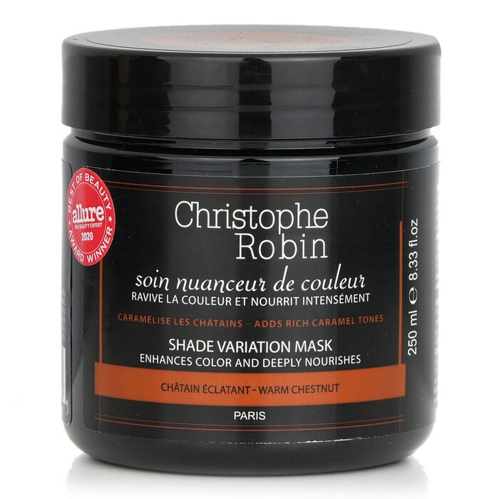 CHRISTOPHE ROBIN - 豐亮變色植物染固色髮膜（增強顏色和深層滋養）-栗子色