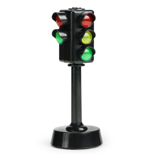 模擬紅綠燈玩具教育標誌道路安全塑料兒童兒童學習交通規則模型