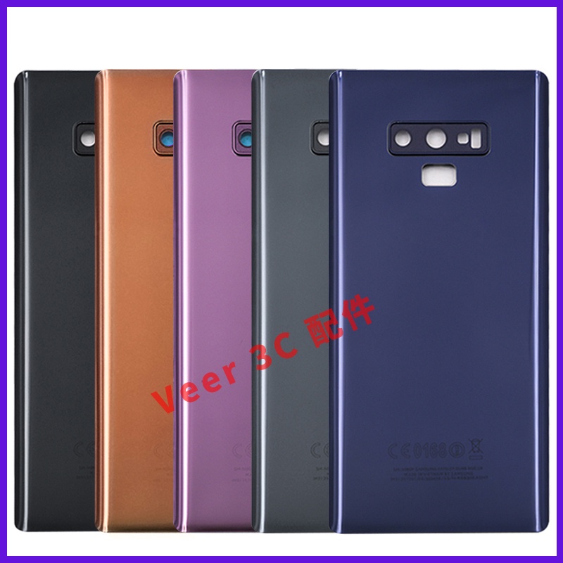 後蓋 適用於三星Note 9 Note9 N960電池背蓋 後殼 後蓋 玻璃蓋 電池蓋 Housing  後鏡頭框帶鏡片