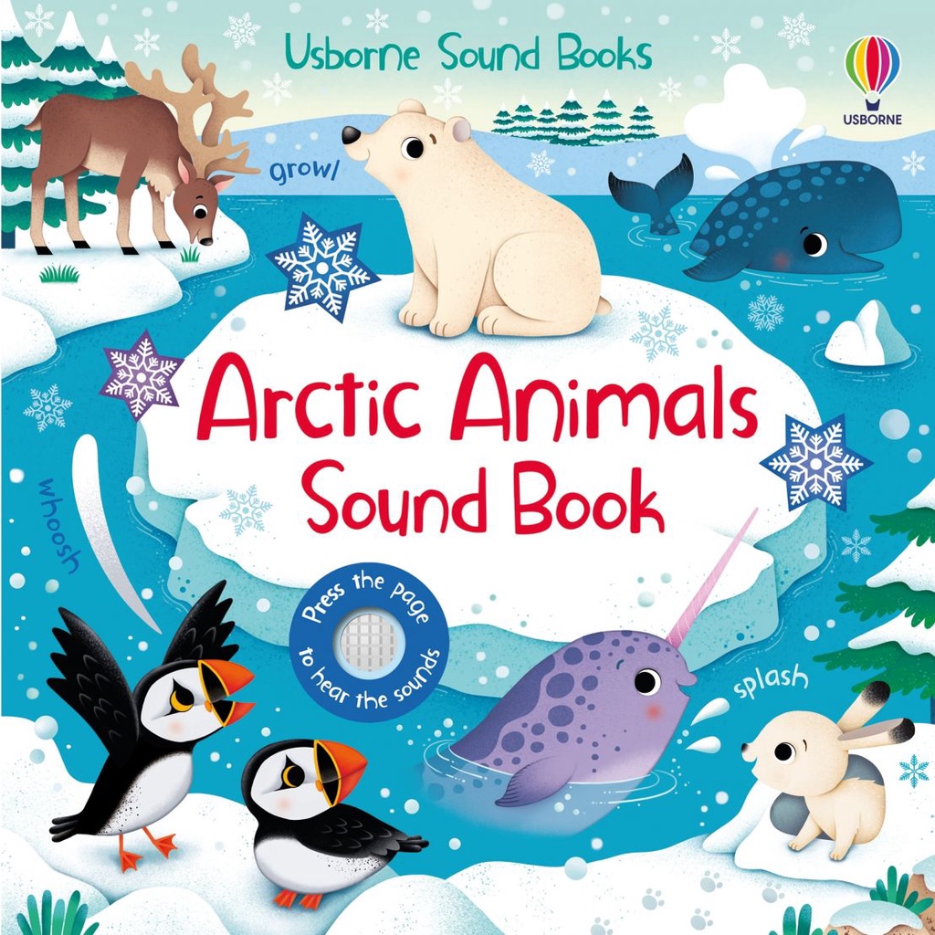 Arctic Animals Sound Book (音效書)/Sam Taplin Usborne Sound Books 【禮筑外文書店】