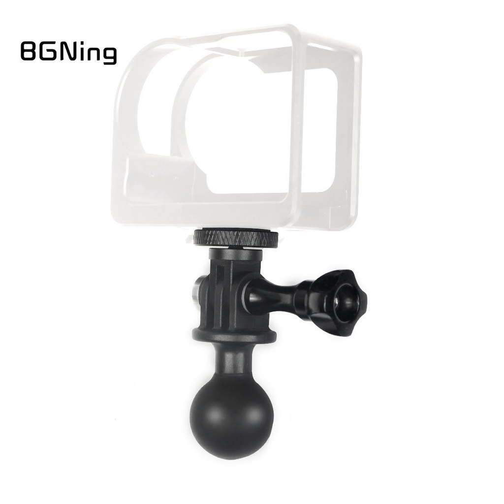 Bgning 樞軸臂連接器三腳架球頭安裝帶螺絲適配器扳手兼容 Gopro 8 7 6 5 4 Session EkEN