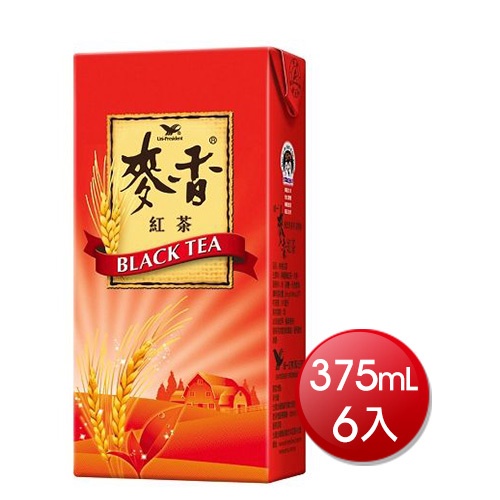 統一 麥香紅茶(375mlX6入)[大買家]