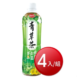 味丹 心茶道健康青草茶(560mlX4瓶/組)[大買家]