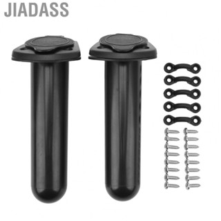 Jiadass 嵌入式皮划艇釣魚竿支架輕型 2 件皮划艇釣魚竿支架防止掉落塑膠耐用