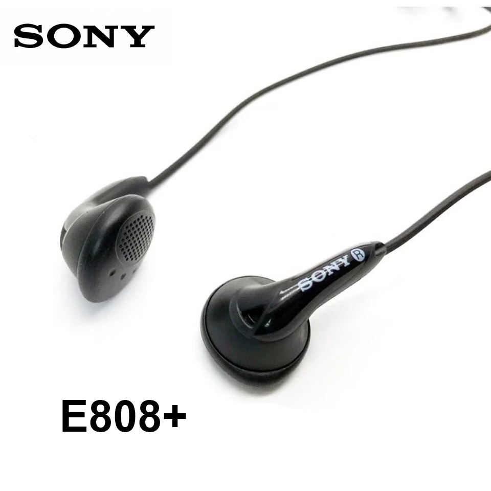 SONY MDR-E808+ 重低音耳機 立體聲耳機 3.5mm有線跑步耳機運動耳塞 帶麥克風適用於智能手機