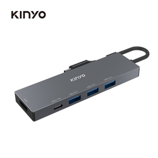 KINYO Type-C五合一多功能USB擴充座/ HUB / HDMI輸出 / MAC / PD (KCR-516)