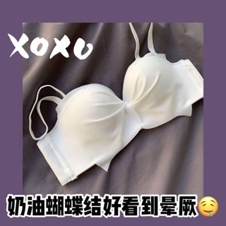 新款 白色 小胸 內衣 女 無鋼圈 舒適 蕾絲 文胸 夏季 透氣 性感bra 學生胷罩