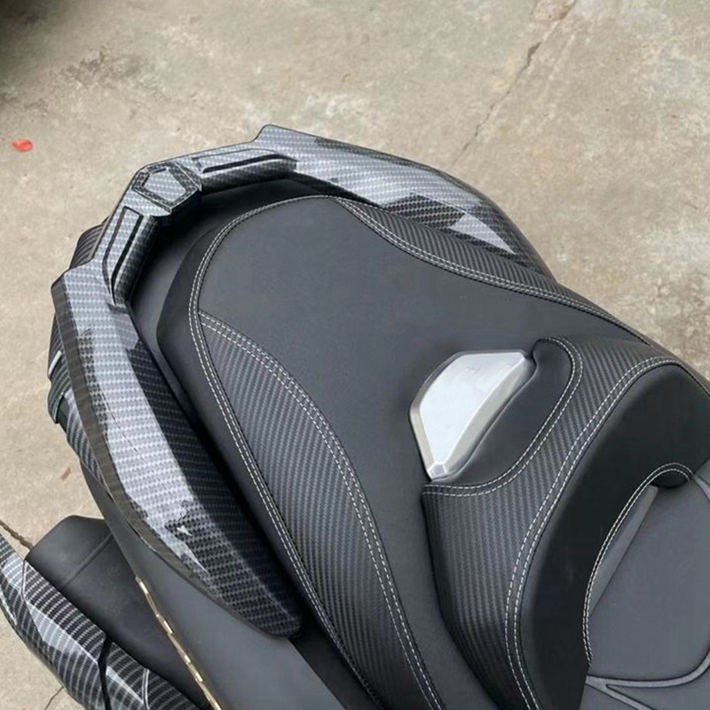 山葉 適用於雅馬哈 NMAX155 NMAX 155 2020 2021 摩托車配件碳纖維外觀後尾架行李架蓋裝飾罩