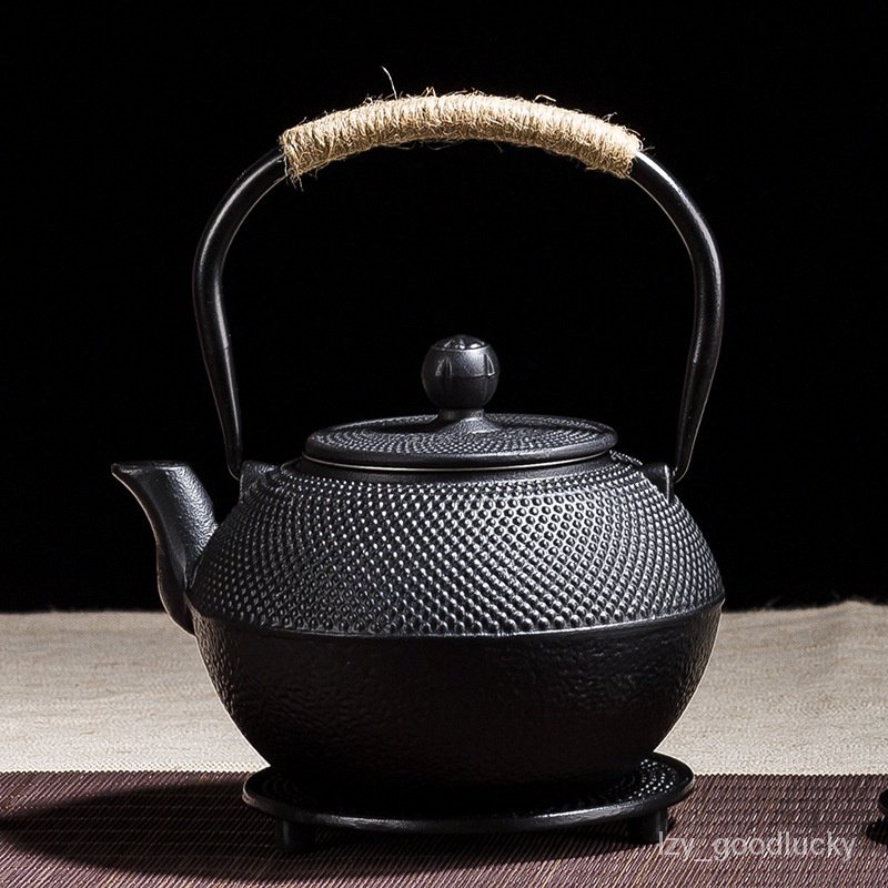 鐵壺 茶壺 鑄鐵茶壺 鐵壺鑄鐵煮水泡茶 家用茶壺茶具套裝