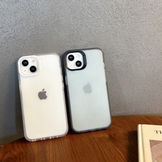 3D鏡頭透明手機殼 素色 軟殼 iPhone X XR XS 14 13 12 11 Pro max i14 防摔殼