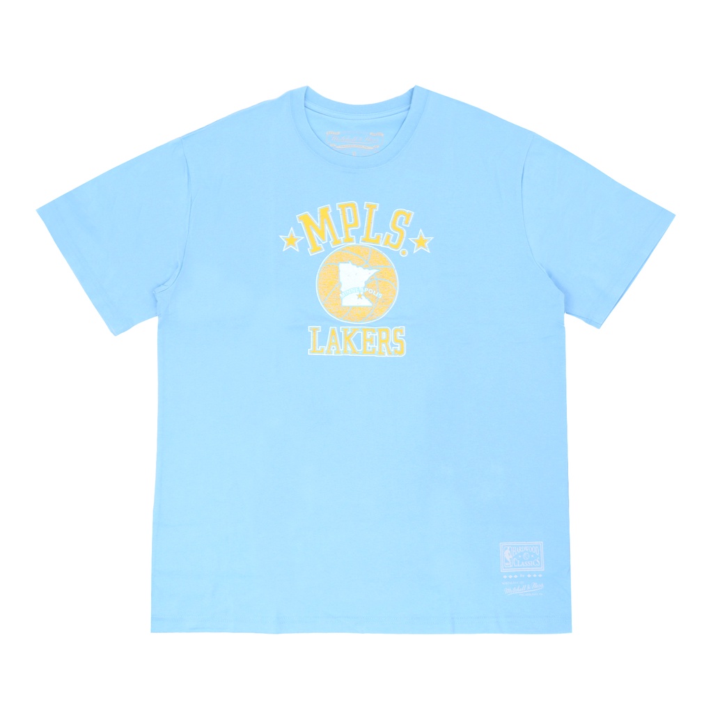 Mitchell & Ness 短袖 NBA 短T Lakers MPLS 洛杉磯湖人 復古LOGO M&N【ACS】