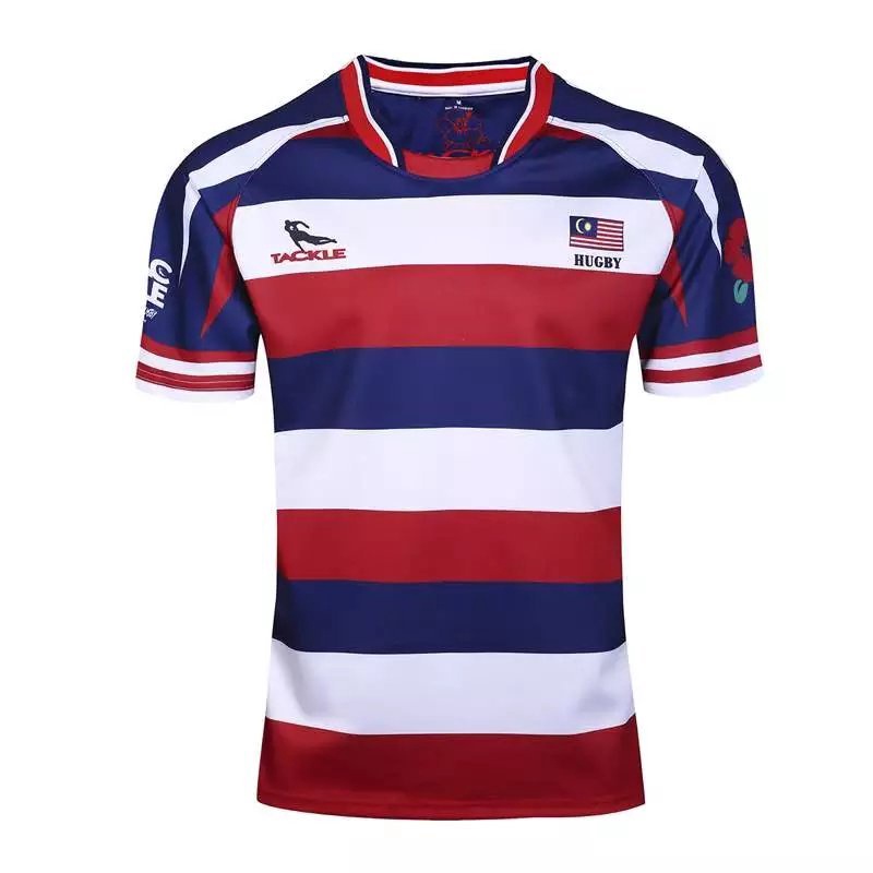 橄欖球球衣 2016-17 Jersi Rugby Baju 男式球衣復古橄欖球襯衫昇華 Baju Lelaki