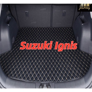 【現貨】適用Suzuki Ignis專用汽車皮革後車廂墊 後車廂 後行李箱 Ignis後車箱防水墊