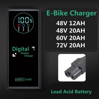 48V 12AH / 48V 20AH / 60V 20AH / 72V 20AH 鉛酸充電器數顯電動自行車 Ebike