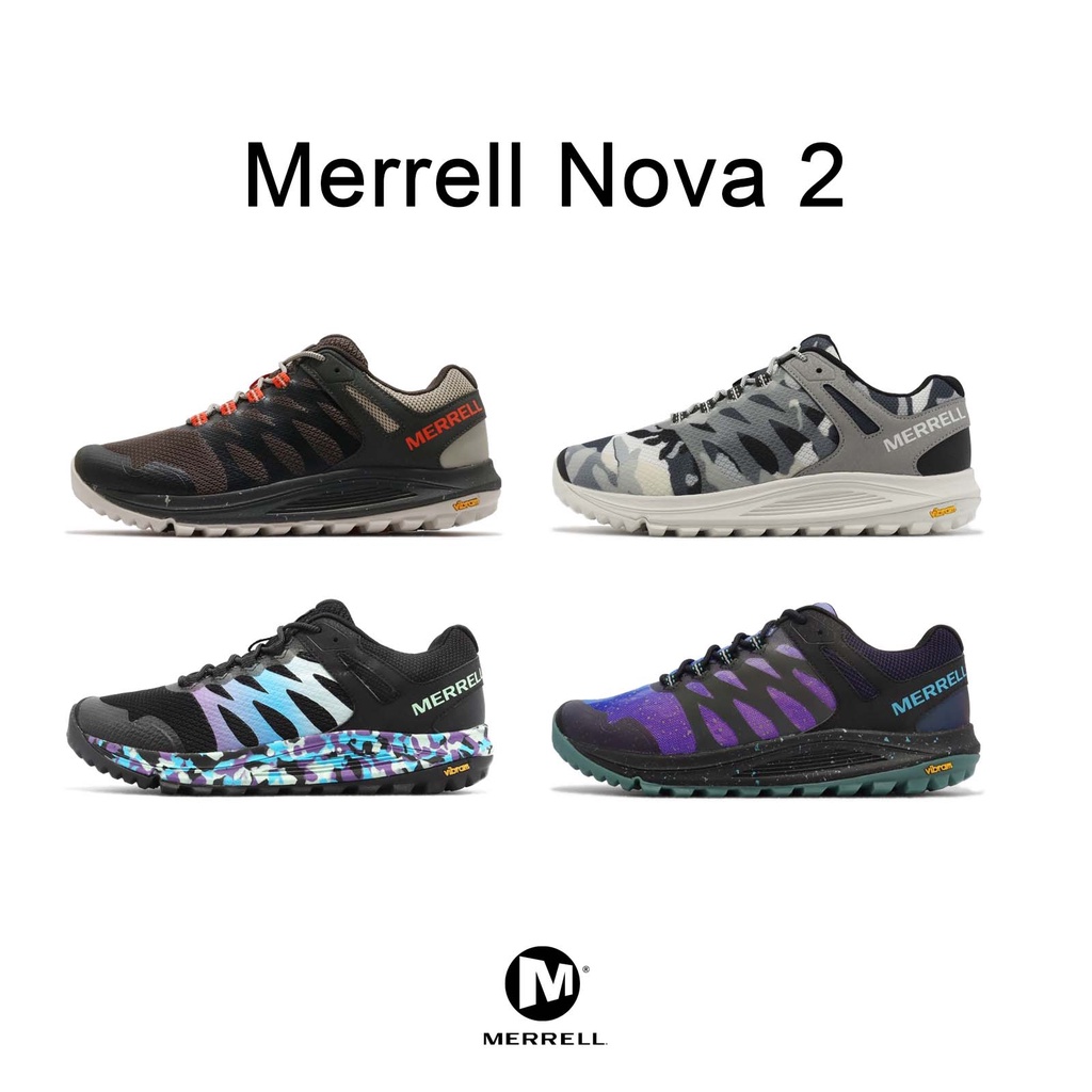 Merrell Nova 2 戶外鞋 郊山健走 越野機能 山系穿搭 黃金大底 男鞋 銀河紫 幻影藍 迷彩【ACS】