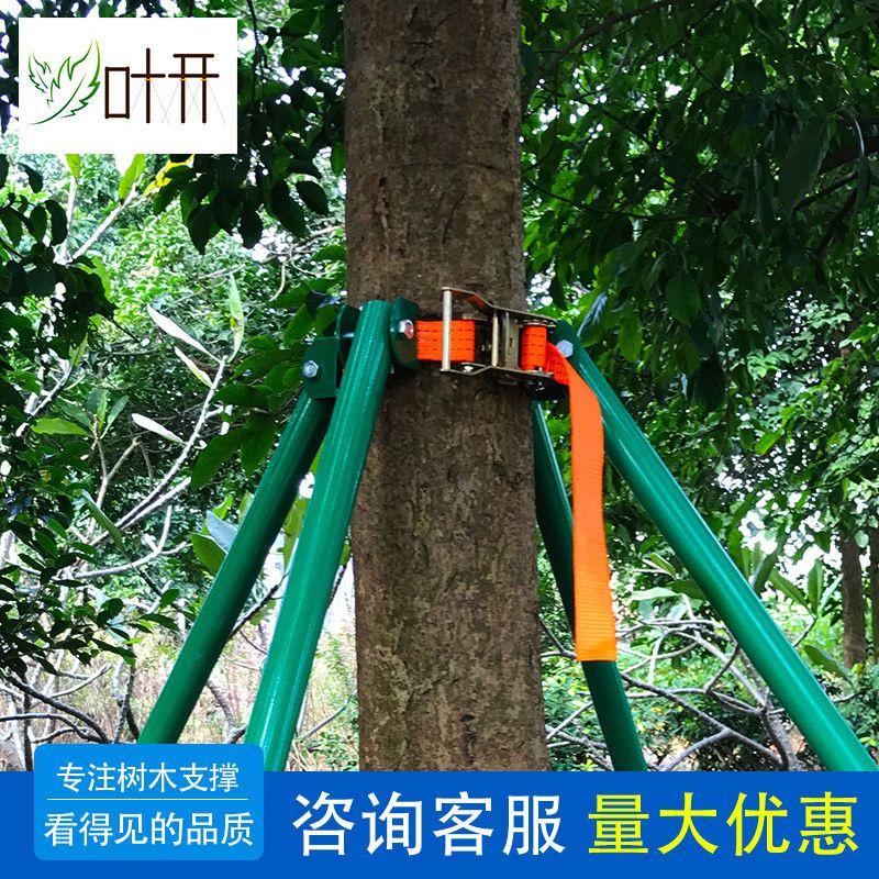 樹木支撐架 大樹支撐桿 緊帶式防風支架園林綠化鋼管支撐