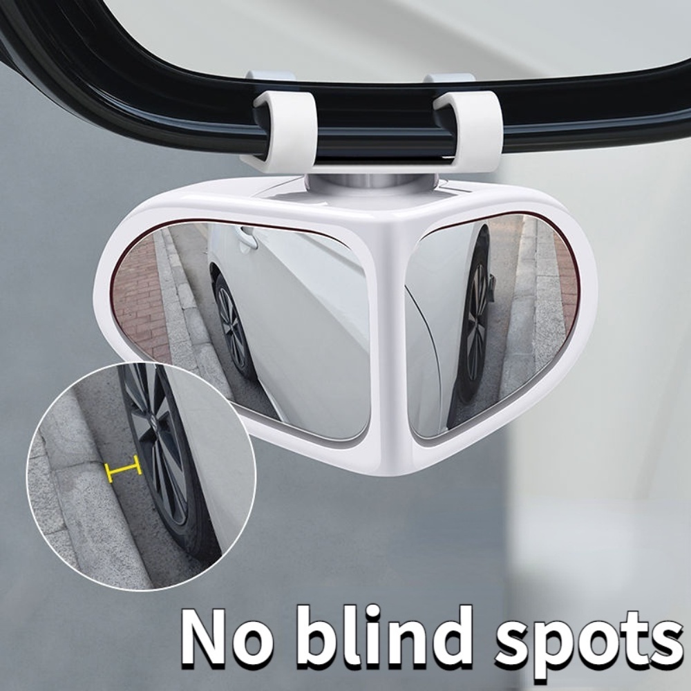 汽車前後輪盲區鏡360度後視鏡小圓鏡多功能盲點倒車輔助