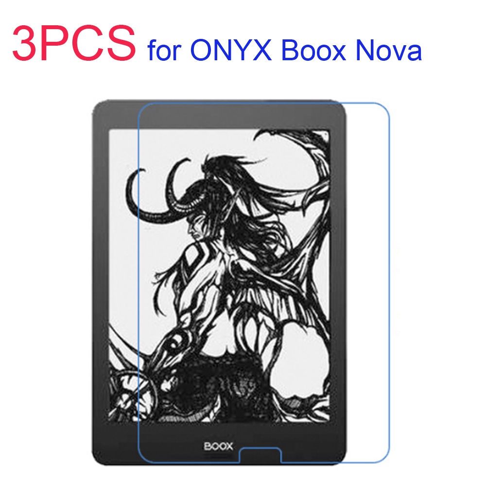 3 件裝軟 PET 屏幕保護膜適用於 ONYX Boox NOVA 7.8 英寸電子閱讀器電子書閱讀器保護膜