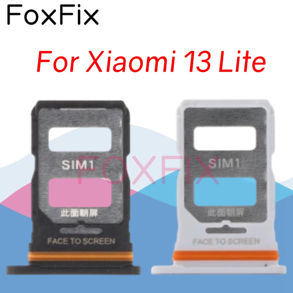 XIAOMI Sim 卡托盤適用於小米 13 Lite 5G SIM 插槽支架插座適配器更換