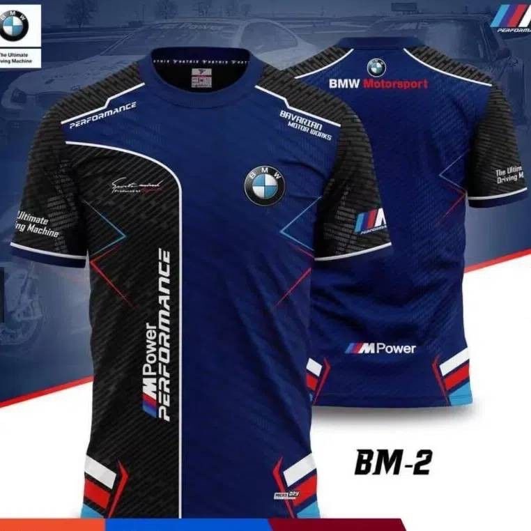 Bmw Motorrad WorldSBK Team Tyco Advantec T 恤夏季短袖時尚男士 T 恤服裝