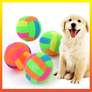【Calamus】寵物狗小狗玩具閃光足球造型LED燈光音響彈力球